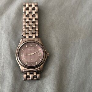 Kenneth Cole Bronze-Tone Brown Dial Link Bracelet Watch